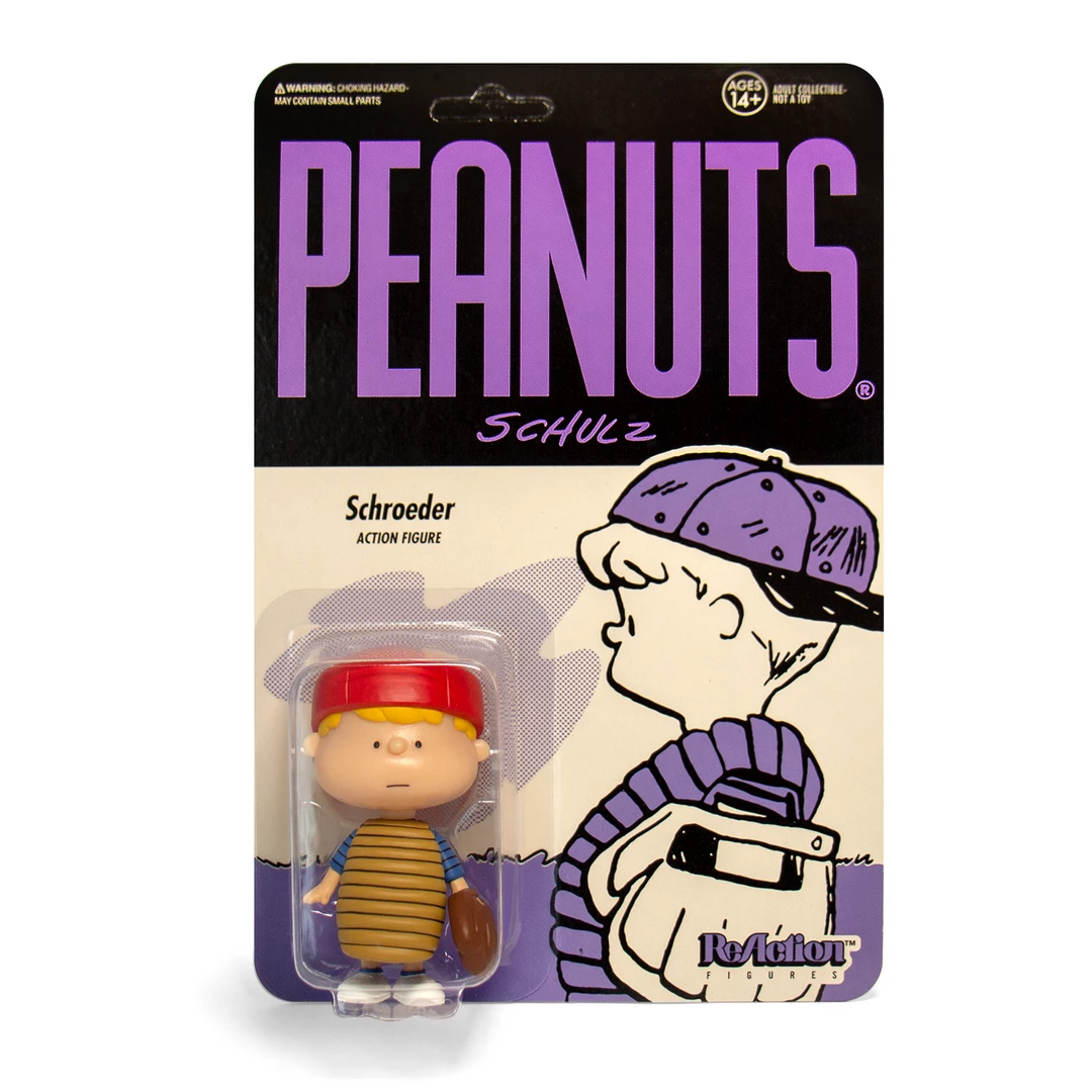 Super7 Peanuts ReAction Figure - Baseball Schroeder 3 Super7 Peanuts ReAction Figure - Baseball Schroeder