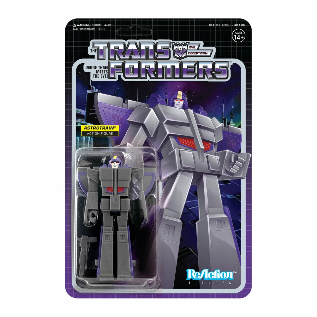 Super7 Transformers ReAction Figure Wave 2 - Astrotrain Movies & TV 3 Super7 Transformers ReAction Figure Wave 2 - Astrotrain Movies & TV
