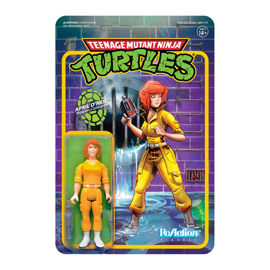 Super7 Teenage Mutant Ninja Turtles ReAction Figure Wave 2 - April ONeil Movies & TV 3 Super7 Teenage Mutant Ninja Turtles ReAction Figure Wave 2 - April ONeil Movies & TV