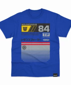 Super7 Transformers T-Shirt - Soundwave 84 Commander Animation