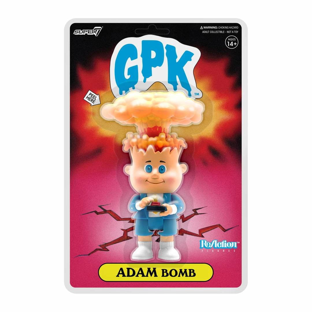 Super7 Garbage Pail Kids ReAction Figure - Adam Bomb 3 Super7 Garbage Pail Kids ReAction Figure - Adam Bomb