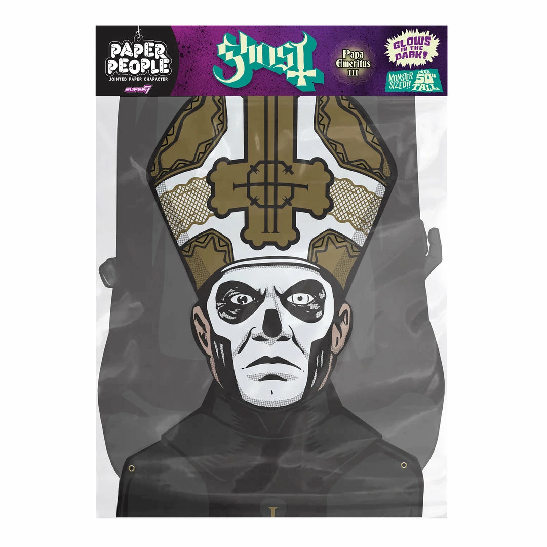 Super7 Music Ghost Paper People - Papa Emeritus III 3 Super7 Music Ghost Paper People - Papa Emeritus III