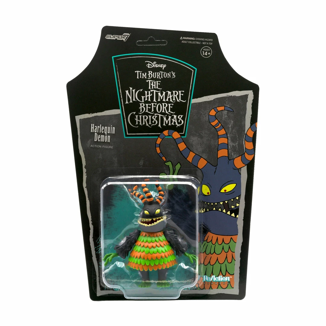 Super7 Movies & TV Tim Burton's The Nightmare Before Christmas ReAction Figures Wave 1 - Harlequin Demon 3 Super7 Movies & TV Tim Burton's The Nightmare Before Christmas ReAction Figures Wave 1 - Harlequin Demon
