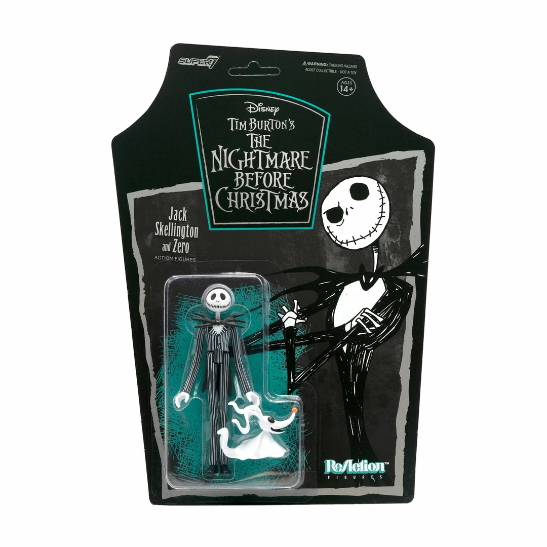 Super7 Movies & TV Tim Burton's The Nightmare Before Christmas ReAction Figures Wave 1 - Jack Skellington 3 Super7 Movies & TV Tim Burton's The Nightmare Before Christmas ReAction Figures Wave 1 - Jack Skellington