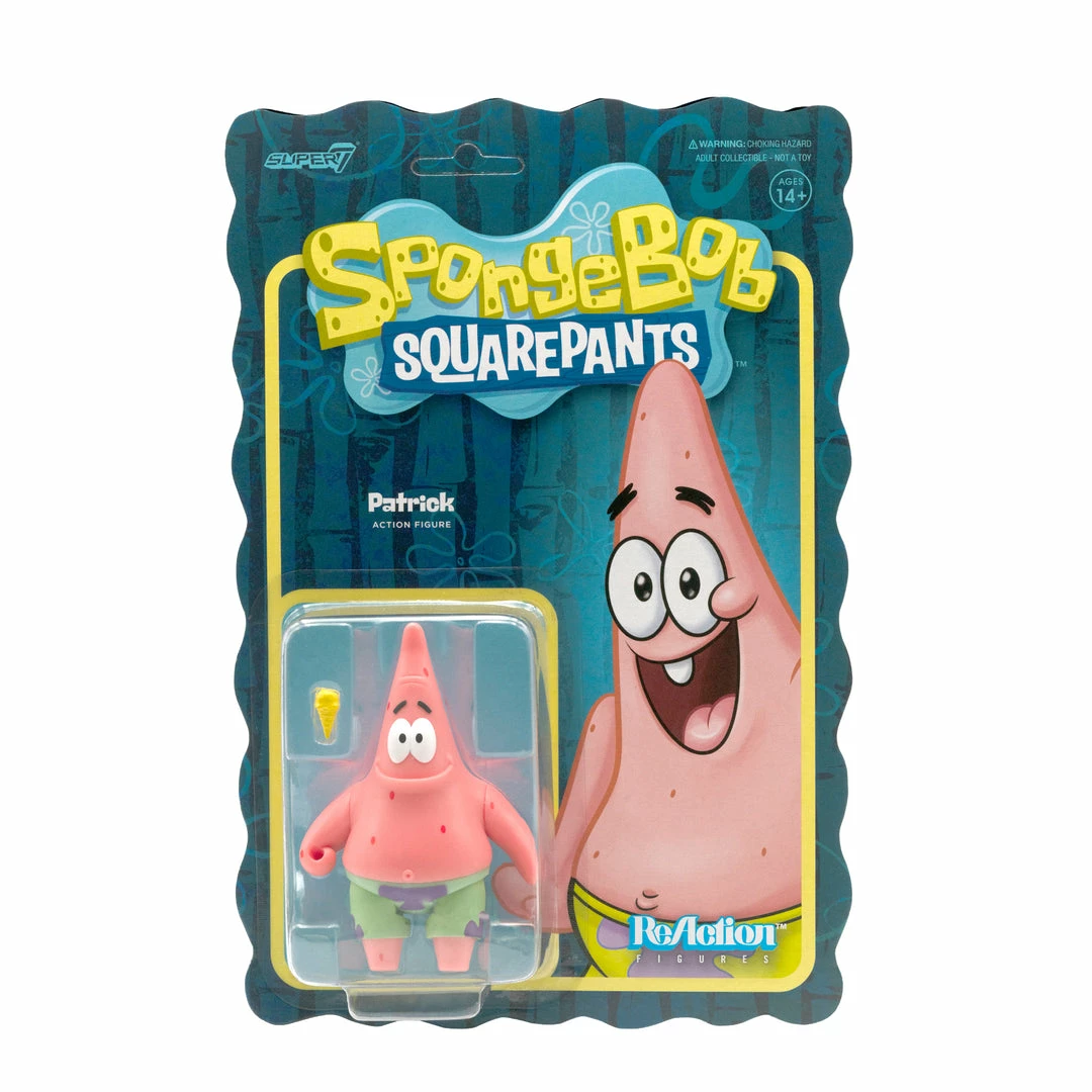 Super7 SpongeBob SquarePants ReAction Wave 1 - Patrick Movies & TV 3 Super7 SpongeBob SquarePants ReAction Wave 1 - Patrick Movies & TV