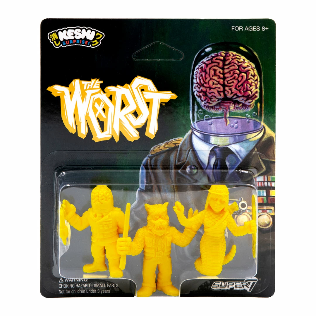 Super7 The Worst Keshi Pack B - Shedusa, Werewolf Biker, Cortex Commander (Yellow) 3 Super7 The Worst Keshi Pack B - Shedusa, Werewolf Biker, Cortex Commander (Yellow)