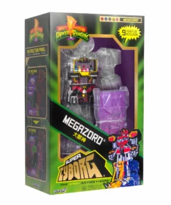 Super7 Movies & TV Mighty Morphin Power Rangers Super Cyborg - Megazord (Clear)