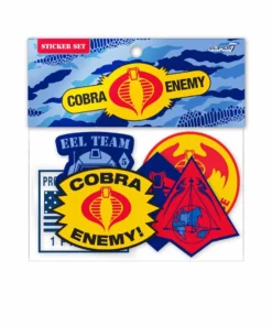 Super7 G.I. Joe - Cobra Die Cut Sticker Set With Header Card Movies & TV