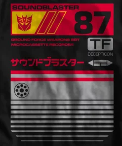 Super7 Transformers Soundblaster '87 T-shirt