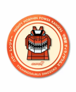 Super7 Mighty Morphin Power Rangers Enamel Pin - T-Rex Zord