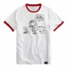 Super7 Peanuts T-Shirt - Snoopy On The Moon Ringer