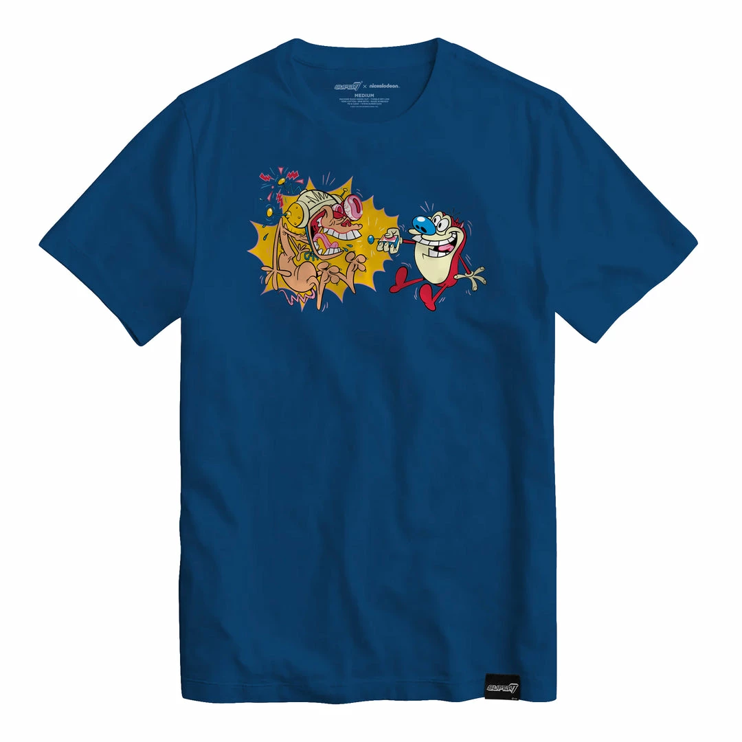 Super7 Ren & Stimpy T-Shirt - Happy Happy, Joy Joy 3 Super7 Ren & Stimpy T-Shirt - Happy Happy, Joy Joy