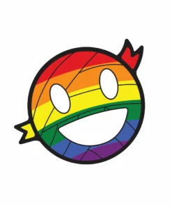 Super7 Die Cut Sticker - Rainbow Mummy Boy