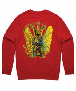 Super7 Toho Crewneck Sweatshirt - Anatomical King Ghidorah Godzilla