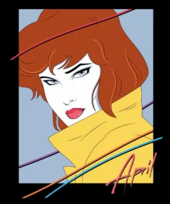 Super7 Teenage Mutant Ninja Turtles T-Shirt - 80s April