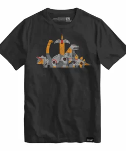 Super7 Transformers T-Shirt - Geometric Dinobots