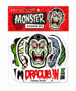 Super7 Universal Monsters Stickers - FreakyFaces Sticker Pack