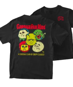 Super7 Universal Monsters X Garbage Pail Kids T-shirt - Creepy Classics