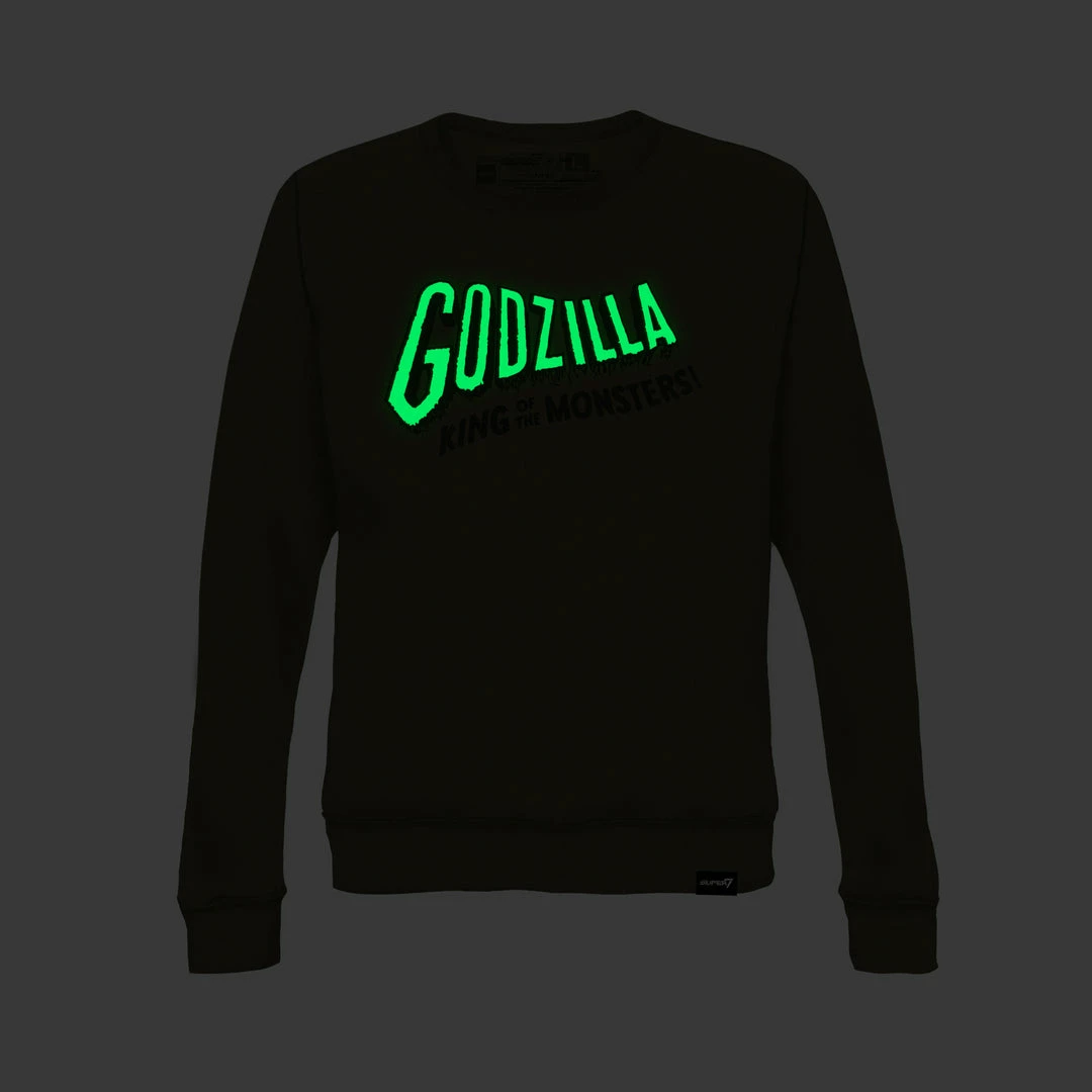 Super7 Toho Crewneck Sweatshirt - Godzilla King Of Monsters 4 Super7 Toho Crewneck Sweatshirt - Godzilla King Of Monsters