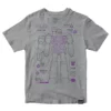 Super7 Transformers T-Shirt - Megatron Cyborg Diagram Animation