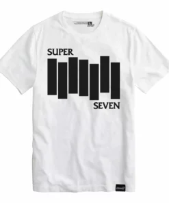 Super7 T-Shirt - Flag (White)