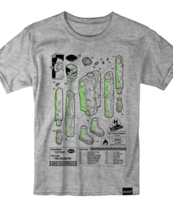 Super7 Universal Monsters T-Shirt - Frankenstein Instructions