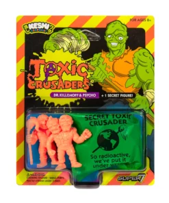 Super7 Movies & TV Toxic Crusaders Keshi - Pack A (PINK) - Toxie, Headbanger & Secret Figure