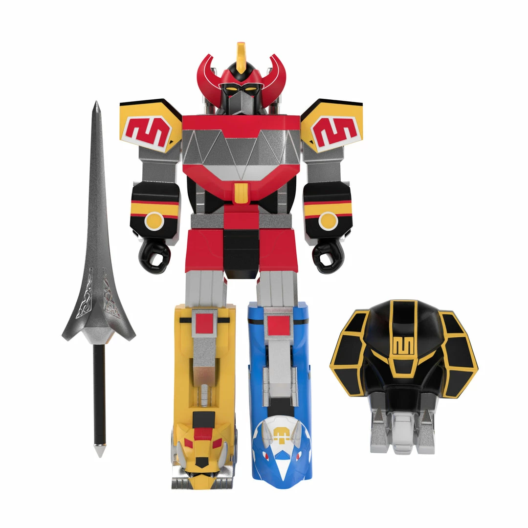Super7 Mighty Morphin Power Rangers Reaction Figure Wave 1 - Megazord Movies & TV 4 Super7 Mighty Morphin Power Rangers Reaction Figure Wave 1 - Megazord Movies & TV