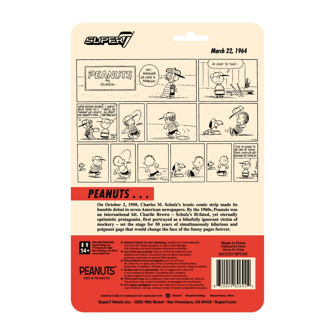 Super7 Peanuts ReAction Wave 2 - Charlie Brown Manager 5 Super7 Peanuts ReAction Wave 2 - Charlie Brown Manager