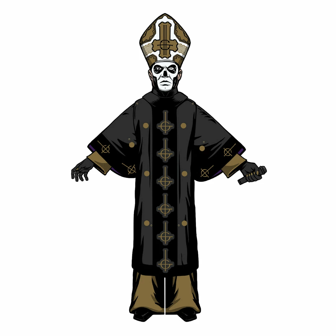 Super7 Music Ghost Paper People - Papa Emeritus III 4 Super7 Music Ghost Paper People - Papa Emeritus III