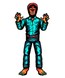 Super7 Universal Monsters Paper People - The Wolf Man
