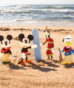 Super7 Disney ReAction Figures - Vintage Collection Wave 2 Full Set - Hawaiian Holiday (Set Of 4)