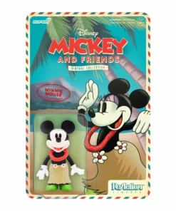 Super7 Disney ReAction Figures - Vintage Collection Wave 2 - Minnie Mouse (Hawaiian Holiday) Movies & TV