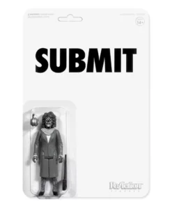 Super7 Movies & TV They Live ReAction Figure - Female Ghoul (Black & White)
