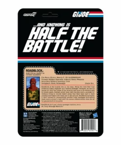 Super7 Animation G.I. Joe ReAction Figures Wave 3 - Roadblock PSA