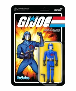 Super7 G.I. Joe ReAction Figures Wave 1 - Cobra Commander Movies & TV