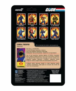 Super7 G.I. Joe ReAction Figures Wave 1 - Cobra Trooper H-back (Tan) Movies & TV