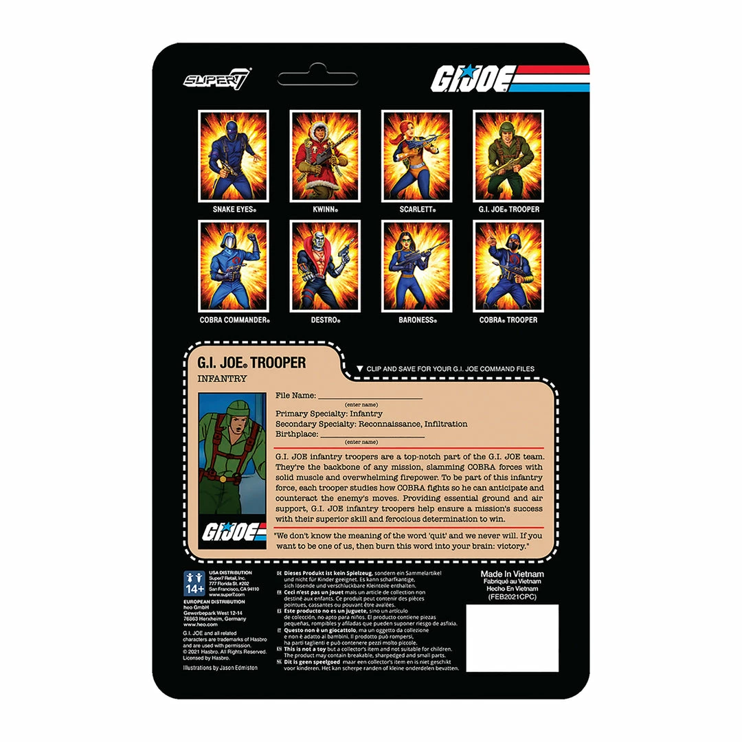 Super7 G.I. Joe ReAction Figures Wave 1 - Greenshirt (Pink) 5 Super7 G.I. Joe ReAction Figures Wave 1 - Greenshirt (Pink)