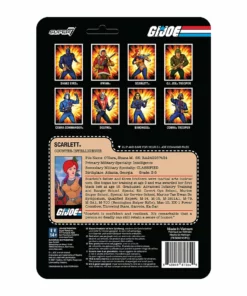 Super7 G.I. Joe ReAction Figures Wave 1 - Scarlett