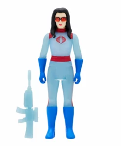 Super7 Movies & TV G.I. Joe ReAction Figures Wave 1b - Baroness (Glow Patrol)