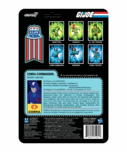Super7 G.I. Joe ReAction Figures Wave 1b - Cobra Commander (Glow Patrol)