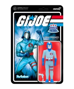 Super7 G.I. Joe ReAction Figures Wave 1b - Cobra Commander (Glow Patrol)