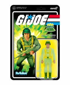 Super7 G.I. Joe ReAction Figures Wave 1b - Greenshirt (Glow Patrol) Movies & TV