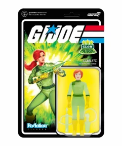 Super7 G.I. Joe ReAction Figures Wave 1b - Scarlett (Glow Patrol) Movies & TV