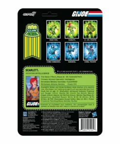 Super7 G.I. Joe ReAction Figures Wave 1b - Scarlett (Glow Patrol) Movies & TV 9 Super7 G.I. Joe ReAction Figures Wave 1b - Scarlett (Glow Patrol) Movies & TV