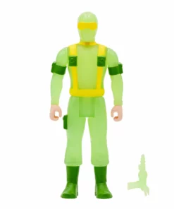 Super7 Movies & TV G.I. Joe ReAction Figures Wave 1b - Snake Eyes (Glow Patrol)