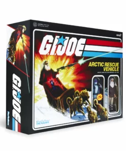 Super7 G.I. Joe ReAction Figures - Arctic Rescue Vehicle (Snake Eyes & Blind Woodsman) Movies & TV