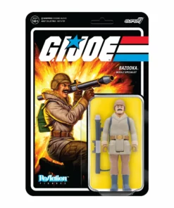 Super7 G.I. Joe ReAction Figures Wave 2 - Bazooka (Arctic) Movies & TV