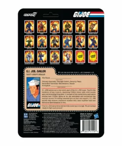 Super7 G.I. Joe ReAction Figures Wave 2 - Blueshirt Beard (Brown)