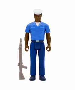Super7 G.I. Joe ReAction Figures Wave 2 - Blueshirt Clean-Shaven (Brown)